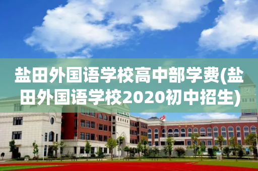 盐田外国语学校高中部学费(盐田外国语学校2020初中招生)