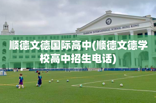 顺德文德国际高中(顺德文德学校高中招生电话)