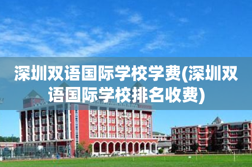 深圳双语国际学校学费(深圳双语国际学校排名收费)