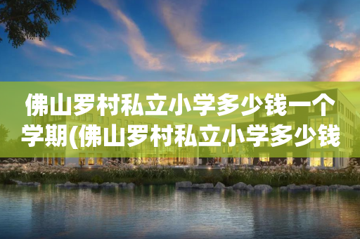 佛山罗村私立小学多少钱一个学期(佛山罗村私立小学多少钱一个学期学费)