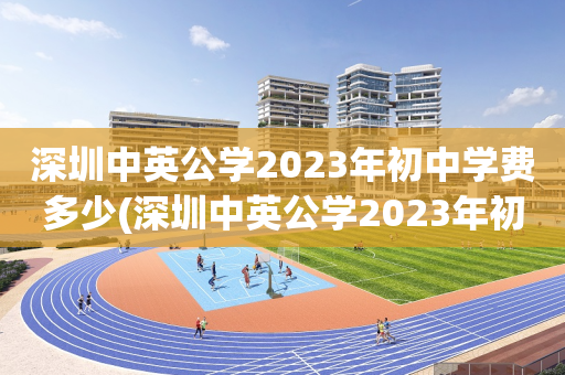 深圳中英公学2023年初中学费多少(深圳中英公学2023年初中学费多少元)