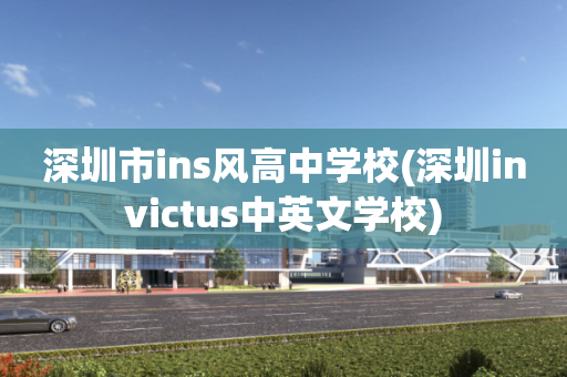 深圳市ins风高中学校(深圳invictus中英文学校)