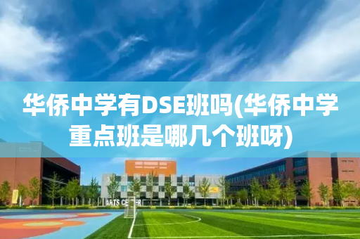 华侨中学有DSE班吗(华侨中学重点班是哪几个班呀)