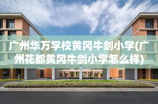 广州华万学校黄冈牛剑小学(广州花都黄冈牛剑小学怎么样)