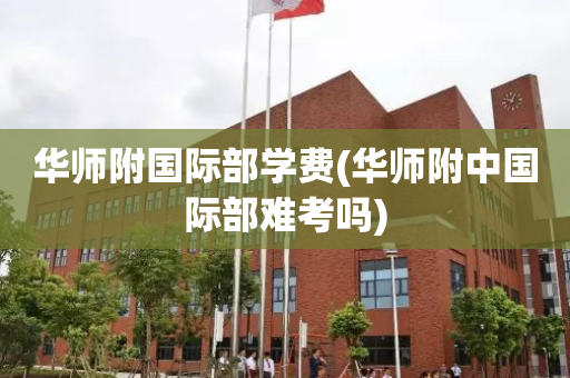 华师附国际部学费(华师附中国际部难考吗)