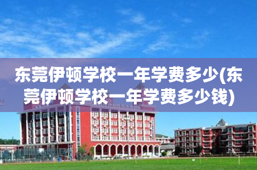 东莞伊顿学校一年学费多少(东莞伊顿学校一年学费多少钱)