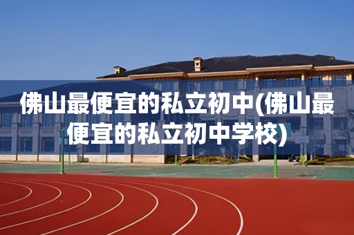 佛山最便宜的私立初中(佛山最便宜的私立初中学校)