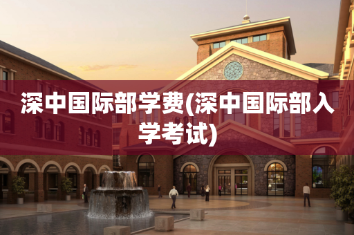 深中国际部学费(深中国际部入学考试)