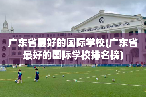 广东省最好的国际学校(广东省最好的国际学校排名榜)