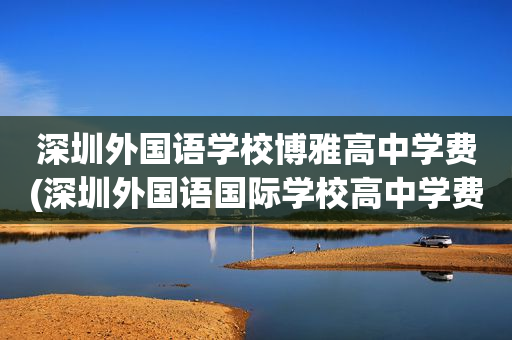 深圳外国语学校博雅高中学费(深圳外国语国际学校高中学费多少)