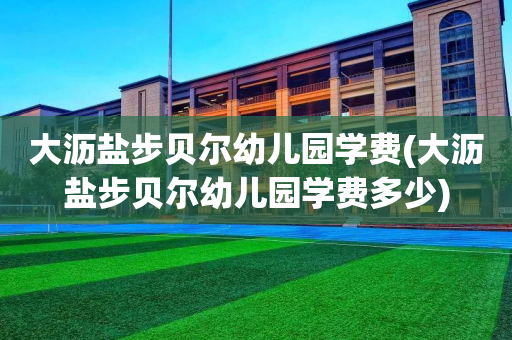 大沥盐步贝尔幼儿园学费(大沥盐步贝尔幼儿园学费多少)