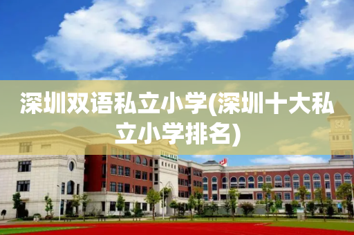深圳双语私立小学(深圳十大私立小学排名)