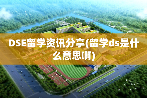 DSE留学资讯分享(留学ds是什么意思啊)
