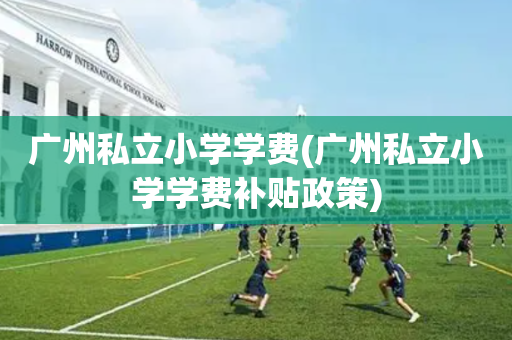广州私立小学学费(广州私立小学学费补贴政策)