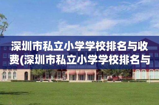 深圳市私立小学学校排名与收费(深圳市私立小学学校排名与收费标准)