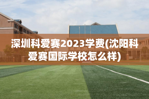 深圳科爱赛2023学费(沈阳科爱赛国际学校怎么样)