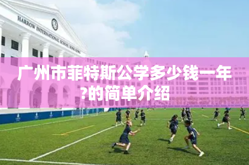 广州市菲特斯公学多少钱一年?的简单介绍