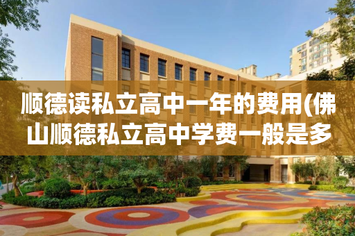 顺德读私立高中一年的费用(佛山顺德私立高中学费一般是多少一学期)