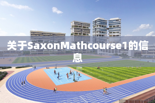 关于SaxonMathcourse1的信息