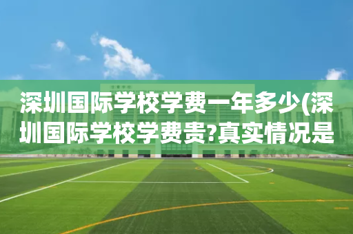 深圳国际学校学费一年多少(深圳国际学校学费贵?真实情况是这样!)