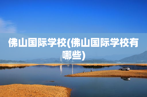 佛山国际学校(佛山国际学校有哪些)