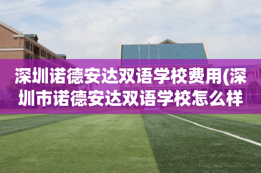 深圳诺德安达双语学校费用(深圳市诺德安达双语学校怎么样)