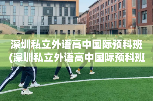 深圳私立外语高中国际预科班(深圳私立外语高中国际预科班怎么样)