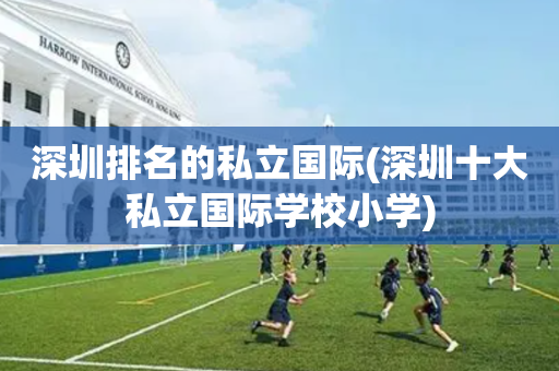 深圳排名的私立国际(深圳十大私立国际学校小学)