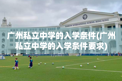 广州私立中学的入学条件(广州私立中学的入学条件要求)