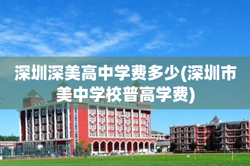 深圳深美高中学费多少(深圳市美中学校普高学费)