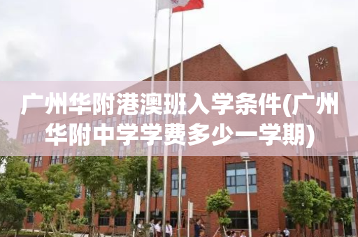 广州华附港澳班入学条件(广州华附中学学费多少一学期)