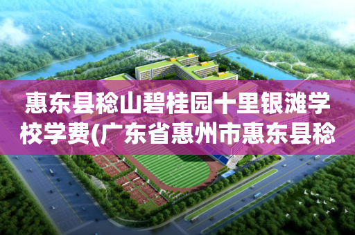 惠东县稔山碧桂园十里银滩学校学费(广东省惠州市惠东县稔山镇碧桂园十里银滩)