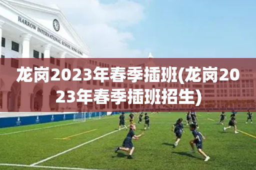 龙岗2023年春季插班(龙岗2023年春季插班招生)