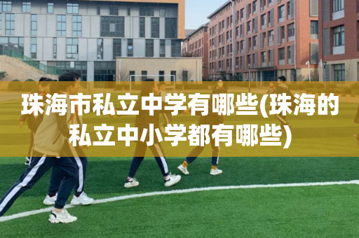 珠海市私立中学有哪些(珠海的私立中小学都有哪些)
