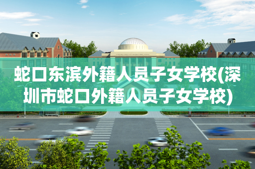 蛇口东滨外籍人员子女学校(深圳市蛇口外籍人员子女学校)