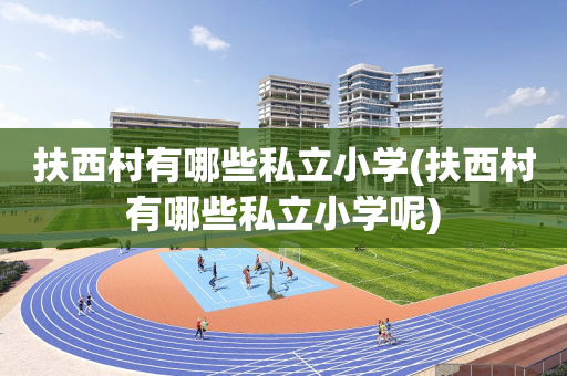 扶西村有哪些私立小学(扶西村有哪些私立小学呢)