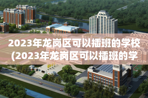 2023年龙岗区可以插班的学校(2023年龙岗区可以插班的学校有哪些)