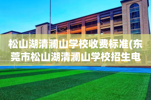 松山湖清澜山学校收费标准(东莞市松山湖清澜山学校招生电话号码)