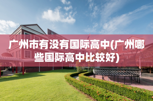 广州市有没有国际高中(广州哪些国际高中比较好)