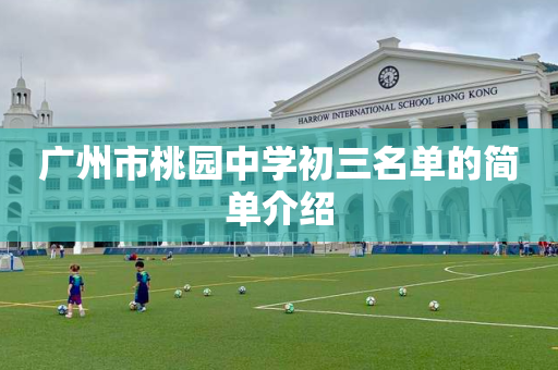 广州市桃园中学初三名单的简单介绍