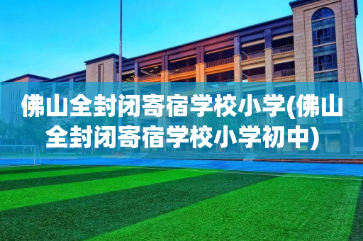 佛山全封闭寄宿学校小学(佛山全封闭寄宿学校小学初中)