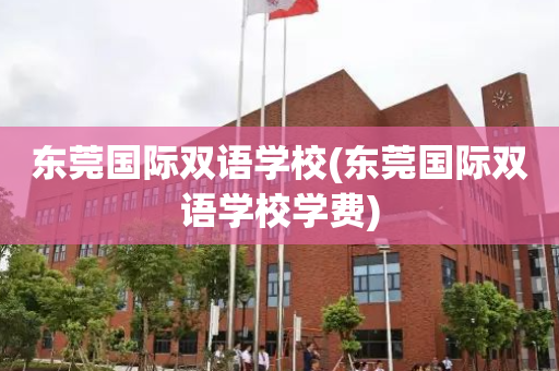 东莞国际双语学校(东莞国际双语学校学费)