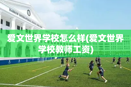 爱文世界学校怎么样(爱文世界学校教师工资)