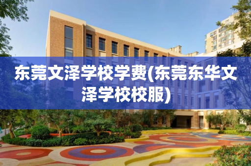 东莞文泽学校学费(东莞东华文泽学校校服)