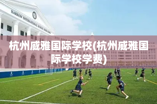 杭州威雅国际学校(杭州威雅国际学校学费)