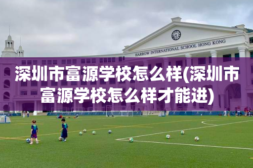 深圳市富源学校怎么样(深圳市富源学校怎么样才能进)