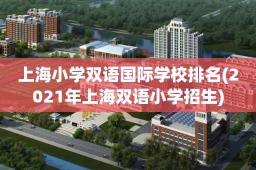 上海小学双语国际学校排名(2021年上海双语小学招生)