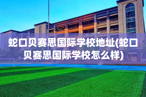 蛇口贝赛思国际学校地址(蛇口贝赛思国际学校怎么样)