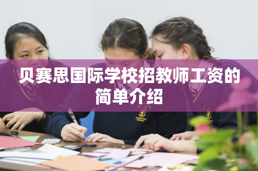 贝赛思国际学校招教师工资的简单介绍