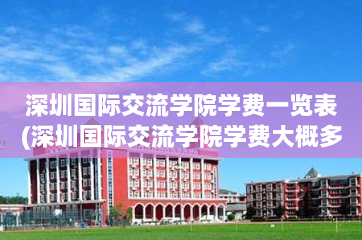 深圳国际交流学院学费一览表(深圳国际交流学院学费大概多少)